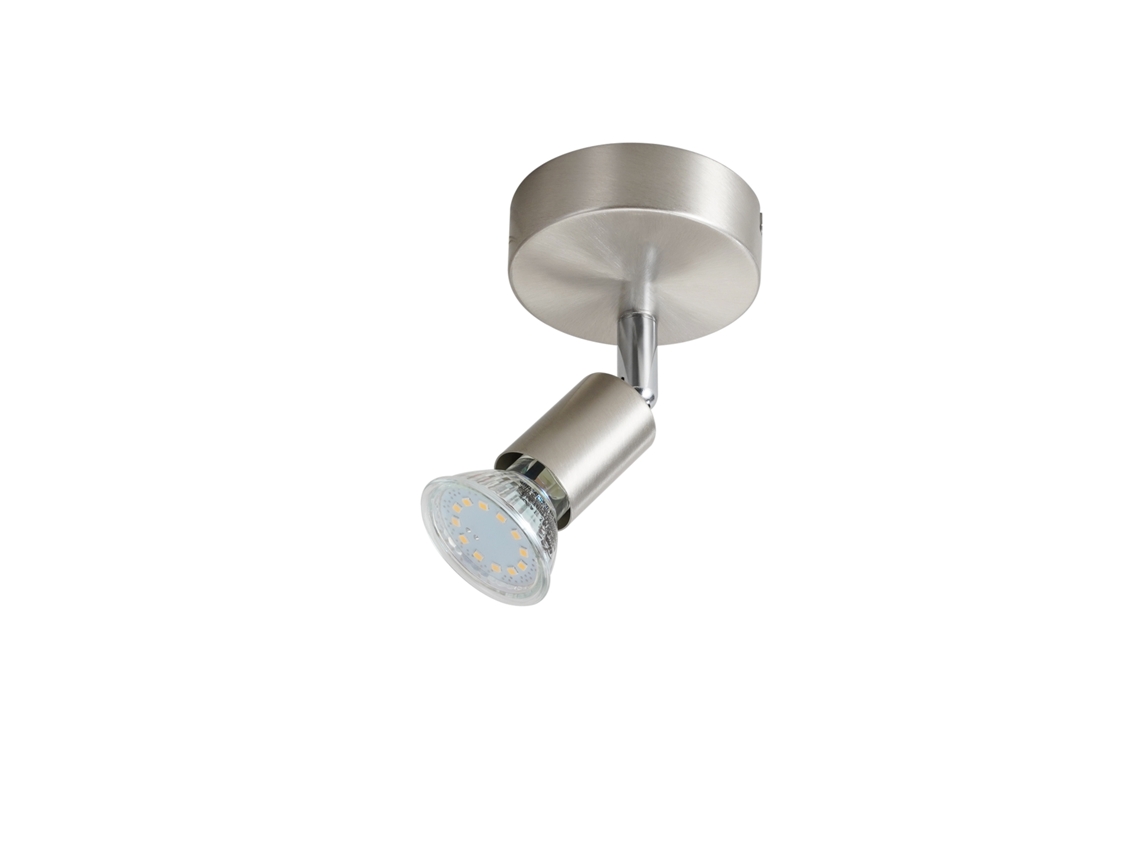 Foco de techo de pared Led moderno Gu10 giratorio de acero inoxidable 330 para sala de estar y dormitorio sin bombilla NETTLIFE