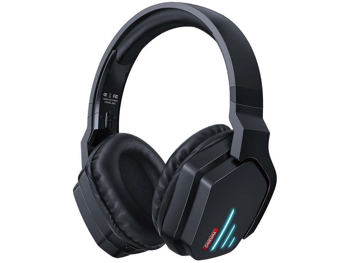 Auriculares inalámbricos para juegos Onikuma B60 con Bluetooth 5.0, graves potentes y micrófono ajustable Hengrongshen
