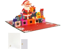 Tarjetas navideñas con sobres, tarjetas 3D con sobres, tarjetero para adolescentes, adultos y amigos, Vayotoy