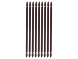 Juego de 10 puntas de destornillador magnéticas Ph2 de 6,3 x 200 mm (sin marca)