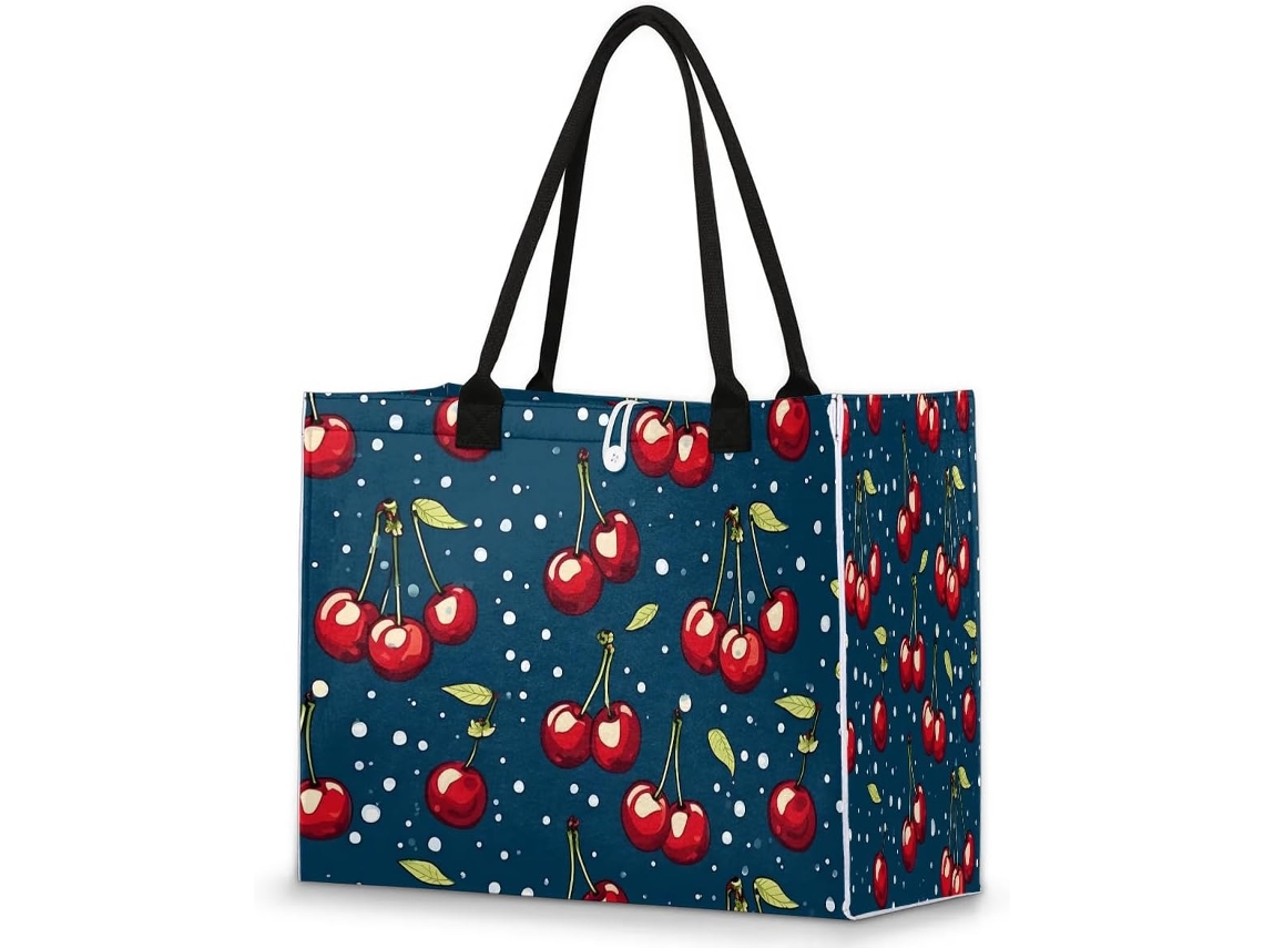Bolso Tropicallife con estampado de frutas y cerezas (42x17x33 cm)