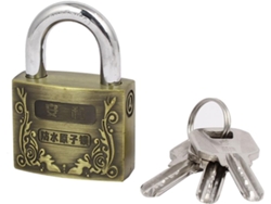 Candado de seguridad de aleación metálica para puerta de armario/mueble de 60x40x18 mm con llave CHABERLU