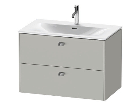Mueble DURAVIT Brioso bajo lavabo montado en la pared 82,0 x 47,9 cm 2 cajones incl. recorte de sifón y delantal para lavabo Viu 234483