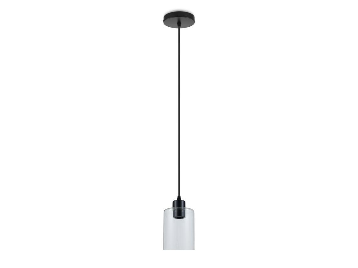 Rebe-lámparas Colgantes De Cocina Negras De Vidrio, 60w Máximo, Para Isla De Cocina, Comedor, Dormitorio, Pasillo, Estilo Rústico