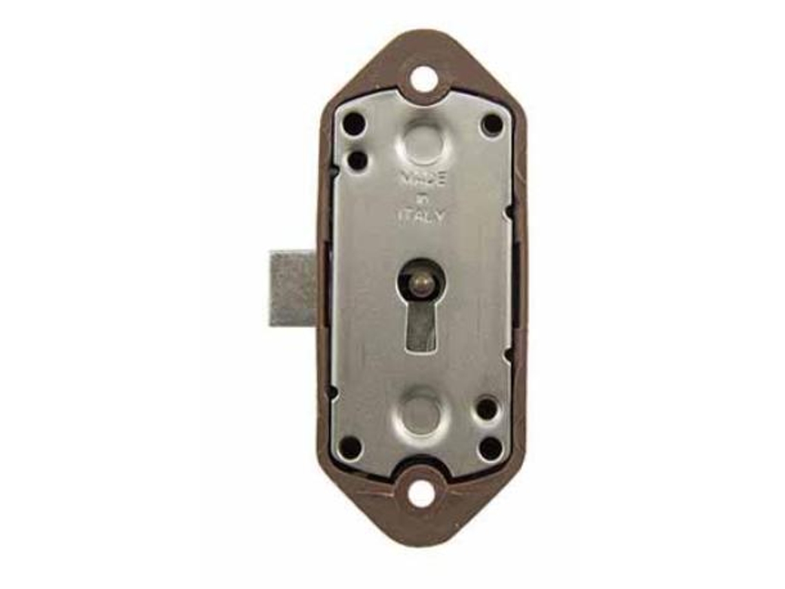 Cerradura armario 93-b marron sin llave sin accesorios