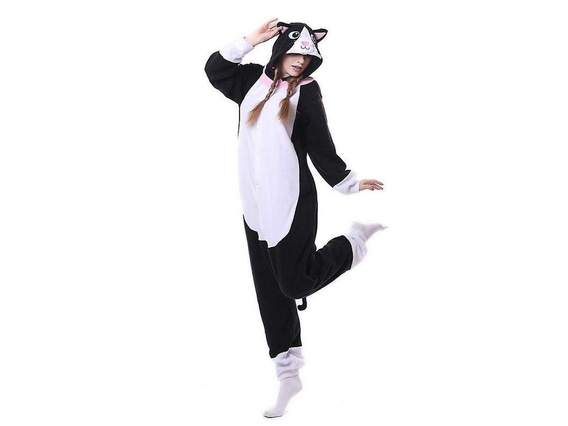 2026-pijama De Animal Gato Ilwhe Traje De Cosplay De Franela Con Capucha Para Adultos Y Niños