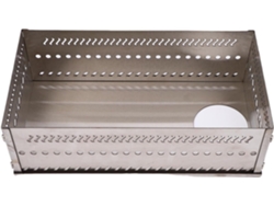 Soporte De Acero Inoxidable Para Piedras De Sauna: Cesta Portátil Y Versátil Para Quemar Carbón.