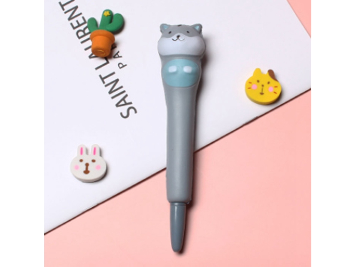 Bolígrafos Squishy Bonitos Para Aliviar El Estrés Escribir Suave Kawaii Gel Regalo Escolar Little Greyhound