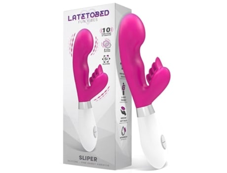 Vibrador Conejito Silicona Rosa LATETOBED