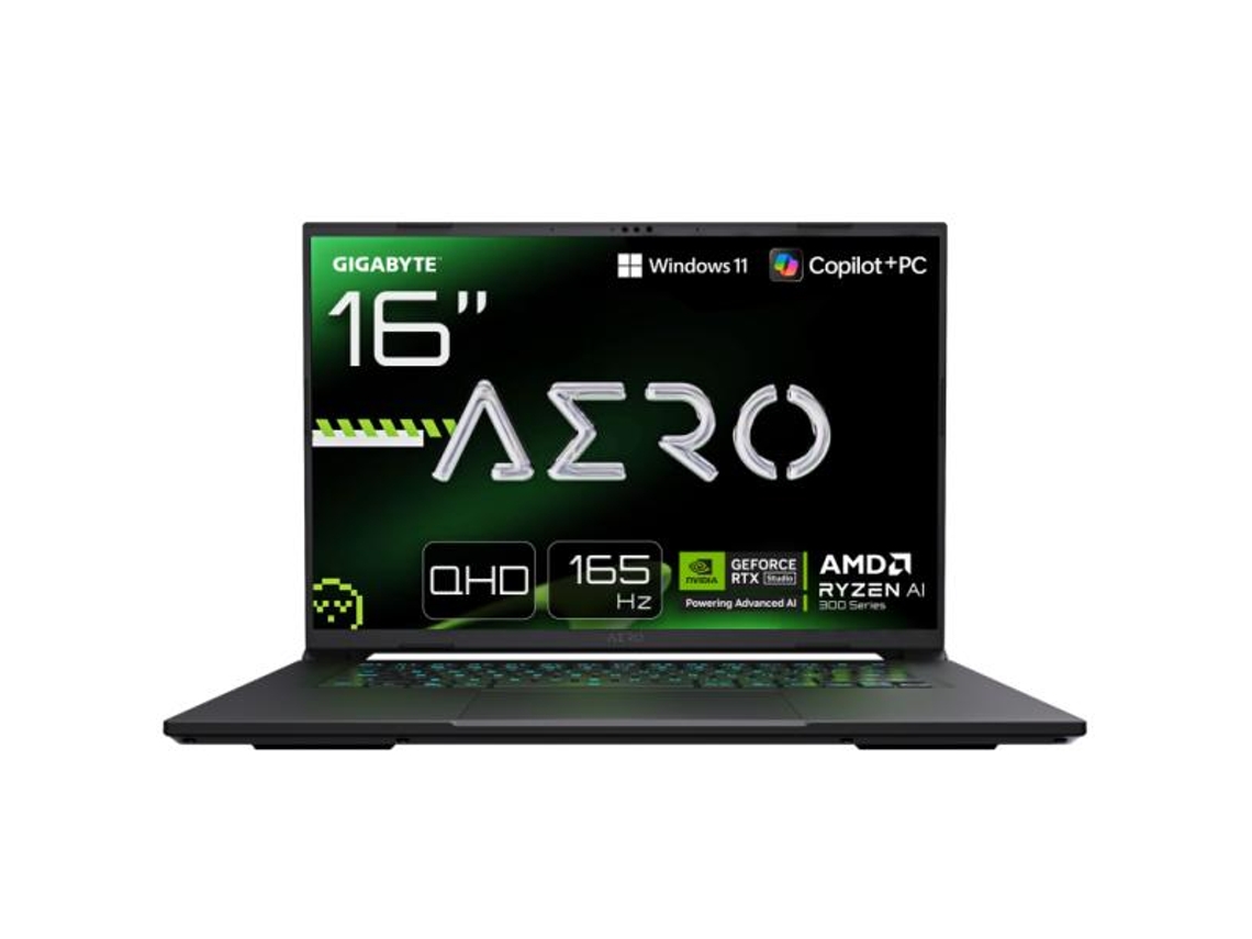 Portátil Gigabyte Aero X16 1vh93ptc94ah Ai 7 350 Rtx5060 16gb 1tb 16" Wqxga W11h