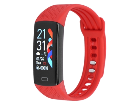 Smartwatch SMANDY LR11 Resistente al agua (Rojo)