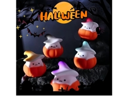 Luz Bruja Calabaza Yizhood Halloween Kawaii Regulable Azul