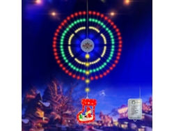 Luces navideñas 2026 con forma de núcleos de fuego artificial, resistentes al agua (IP65), con 8 modos de iluminación, para decoración exterior.