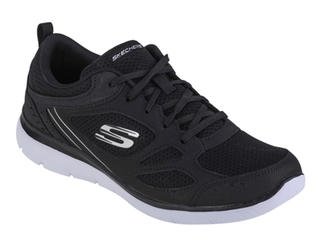 Botas de Mujer SKECHERS Summits Suited Bkw Piel Negro (40)