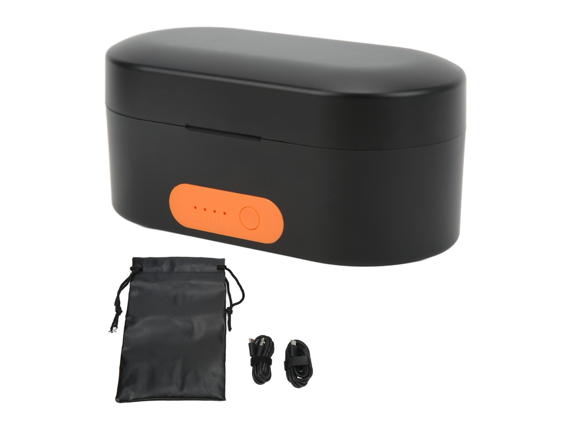 Zgcine Zgr30 Caja De Carga Inalámbrica Para Micrófono Con Batería Recargable Integrada Carga Rápida Portátil