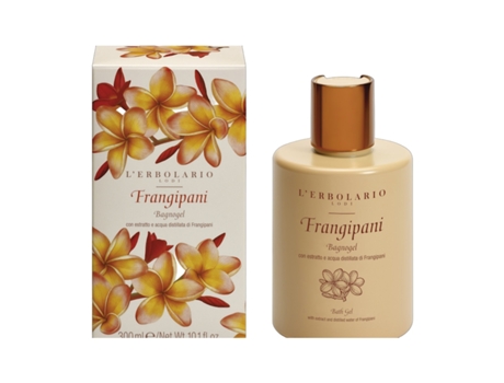 L'Erbolario - lavagem corporal frangipani 300 ml de gel (Floral)