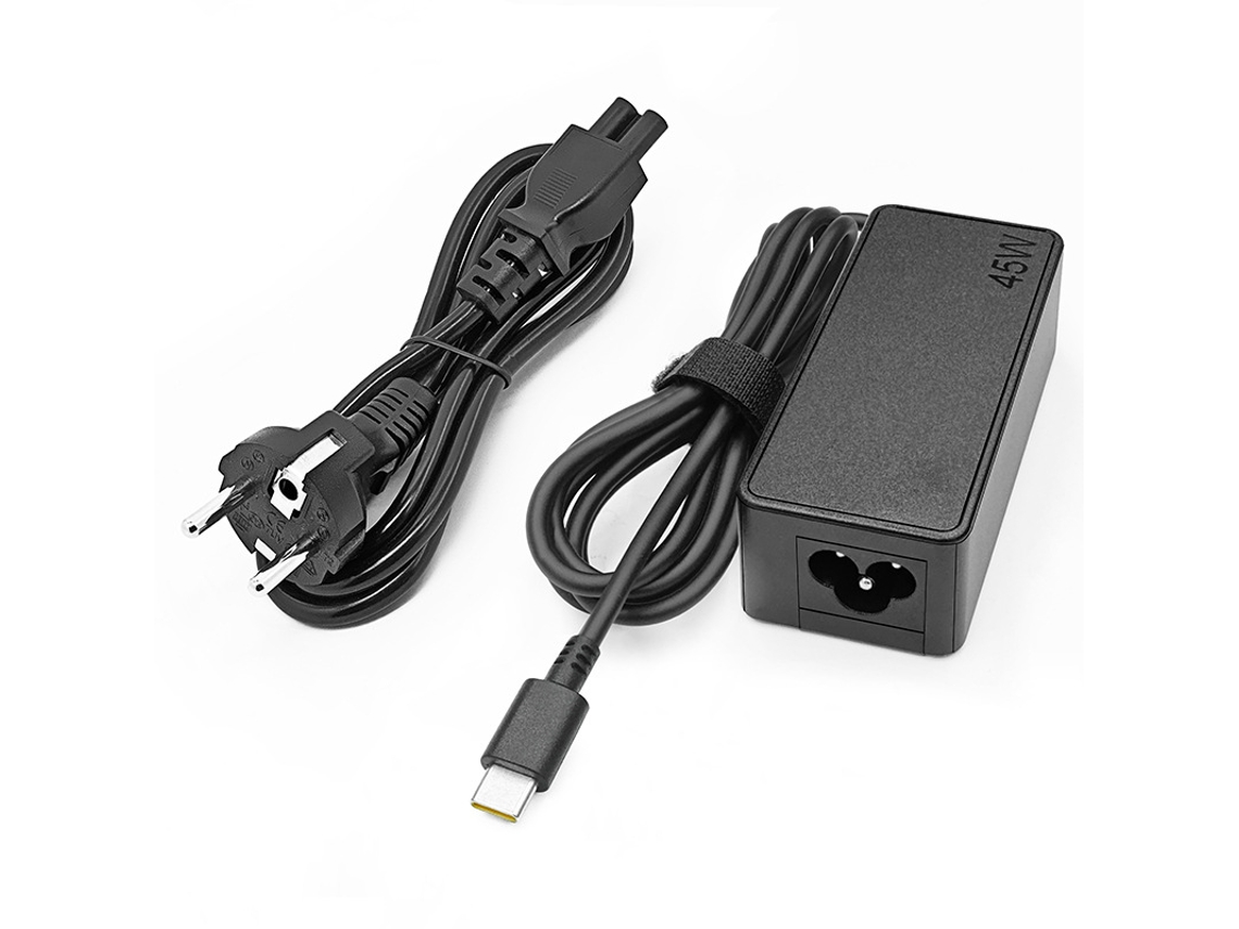 Cargador Chrui de 45 W, 20 V y 2,25 A con puerto USB tipo C para Lenovo Yoga 910, Chromebook 720, S340 y 300e.