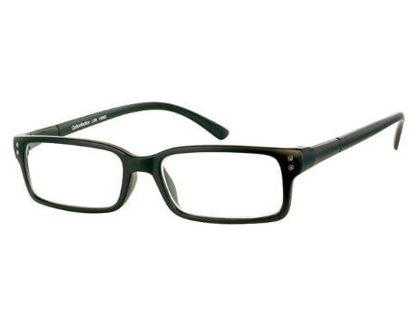 Monturas de Gafas ORTOPRIME Gafas Leer Montura Rectangular Ligeras Piel Sintética Negro