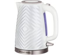 Hervidor de Agua Eléctrico RUSSELL HOBBS Groove White 26381-70 (1.7 L - 2400 W)