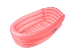 Bañera inflable rosa para bebé KIOKIDS