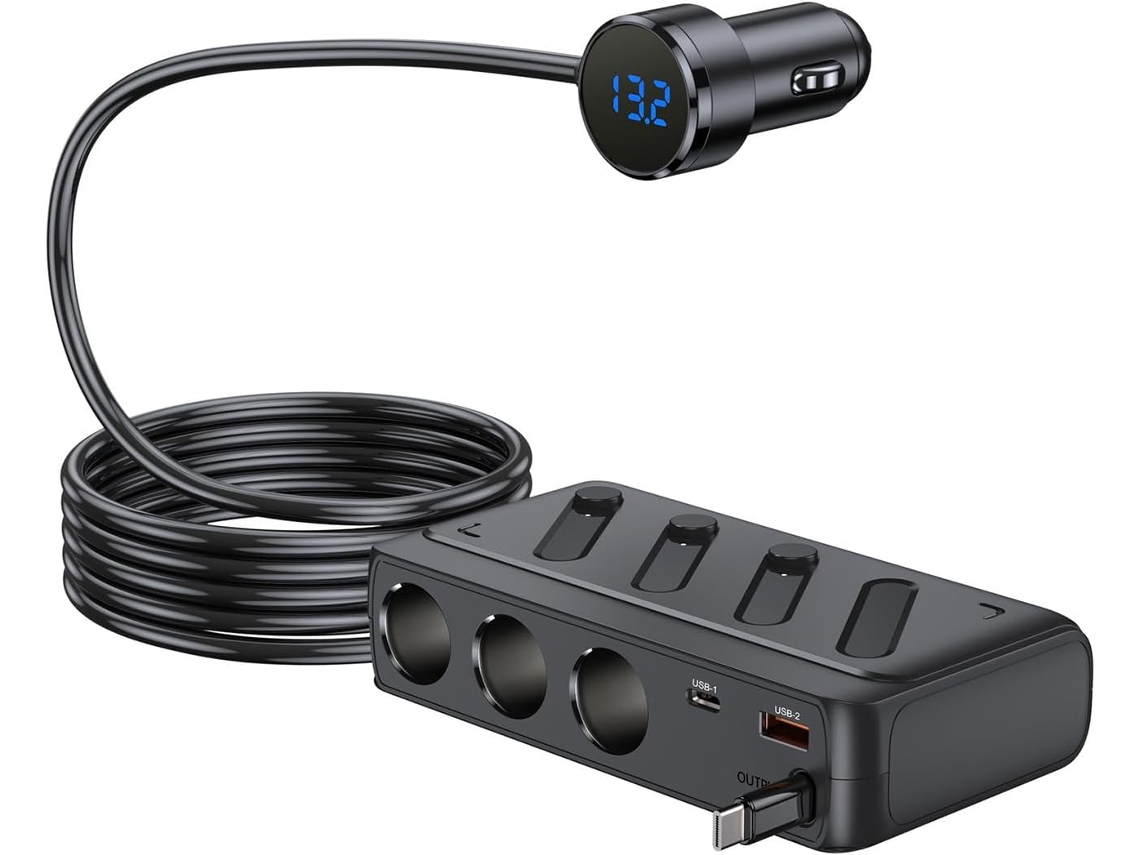 Convertidor De Potencia Para Automóviles Multidispositivo De 36 W Y