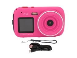 Cámara Digital De 72 Mp, Doble Pantalla, Zoom Digital De 16x, Reproductor De Mp3, Vlog, Viajes, Rosa