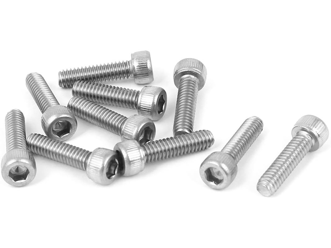 8 -32 X 5/8' Tornillos De Cabeza Hexagonal De Acero Inoxidable 304.