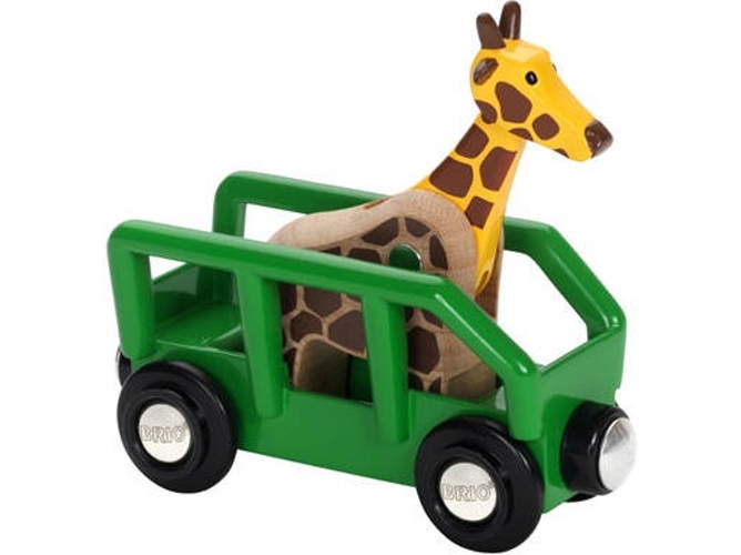 Pieza para Pista Ferroviaria BRIO Giraffe and Wagon