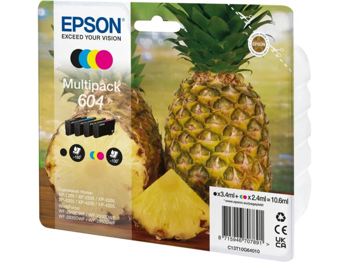 Pack de 4 Cartuchos EPSON 604