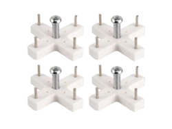 4 Clavos Invisibles Para Pared, Ganchos Sin Rastro Para Paneles De Yeso, Paredes De Cemento, Multiusos.