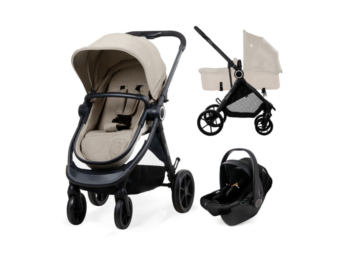 Cochecito 3 en 1 Asalvo Happy Beige