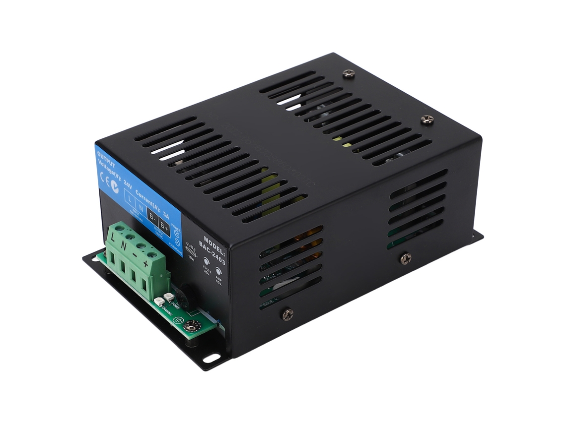 Cargador De Baterías Dc 24v 135w Entrada Ac 100-280v Control De 2 Etapas Protección De Circuito