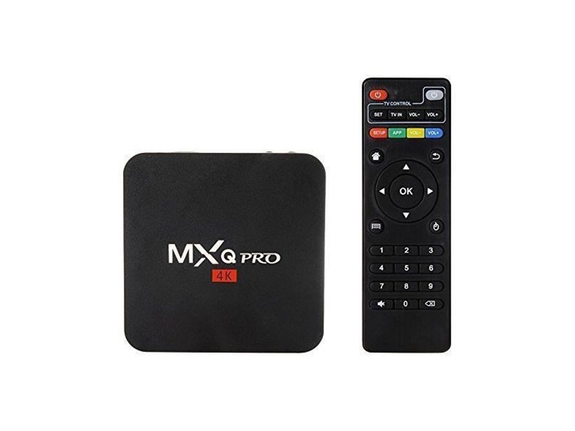 FLEXYMOVE Mxq Pro S905W Smart Tv Box Android 7.1.2 1/8Gb Nuevo Amlogic S905W Penta Core 2.4Ghz Wifi 4Kx2K Hd- 1Gb/8Gb