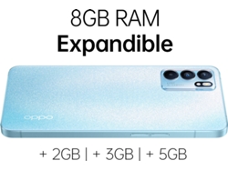 Smartphone OPPO Reno 6 5G (6.44'' - 8 GB - 128 GB - Azul)