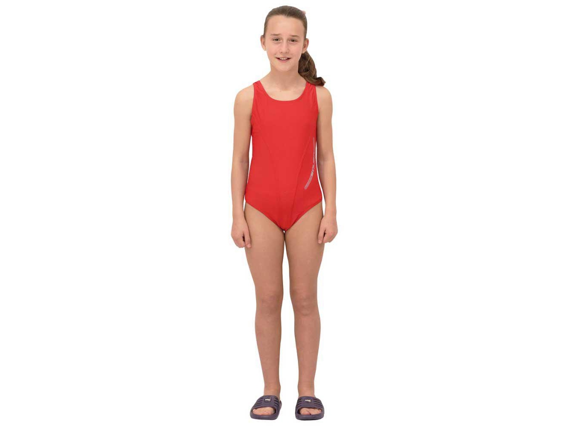 Traje de baño para Mujer SQUBA Training Rojo para Natacion (8 Años)