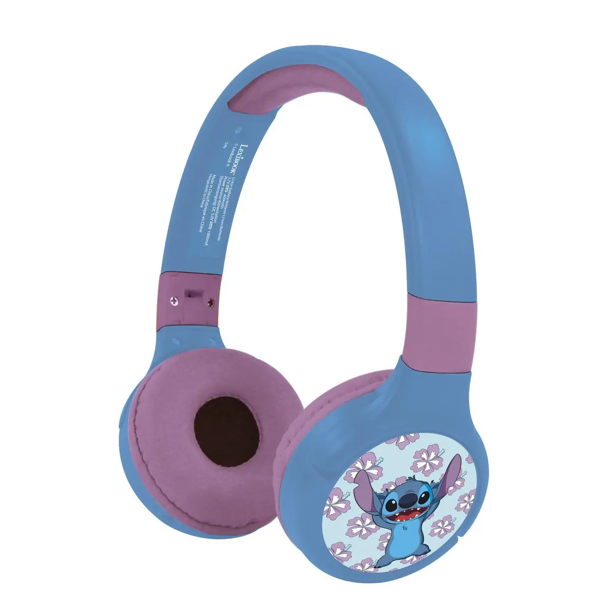Disney Stitch 2-in-1 Bluetooth® Und Kabel-kopfhörer, Faltbar, Mit Sicherer Lautstärkebegrenzung