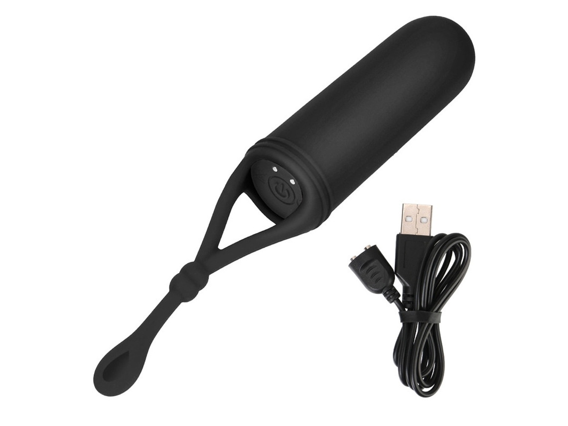 Mini Vibrador Recargable Usb Con 10 Modos De Vibracin Para Mujeres (negro)