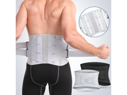 Cinturón de soporte y protección transpirable para hombres y mujeres, fitness, control de cintura y abdomen, negro, talla L 3.1 3.7 pies Chennnls