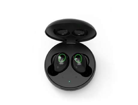 Auriculares Bluetooth True Wireless Soporte Macaron Candy Color S9- Hifi Stereo V5.0 Negro