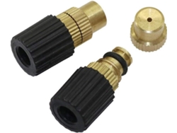 Boquilla Nebulizadora De Latón Ajustable 6 Mm Para Riego Jardín Latón