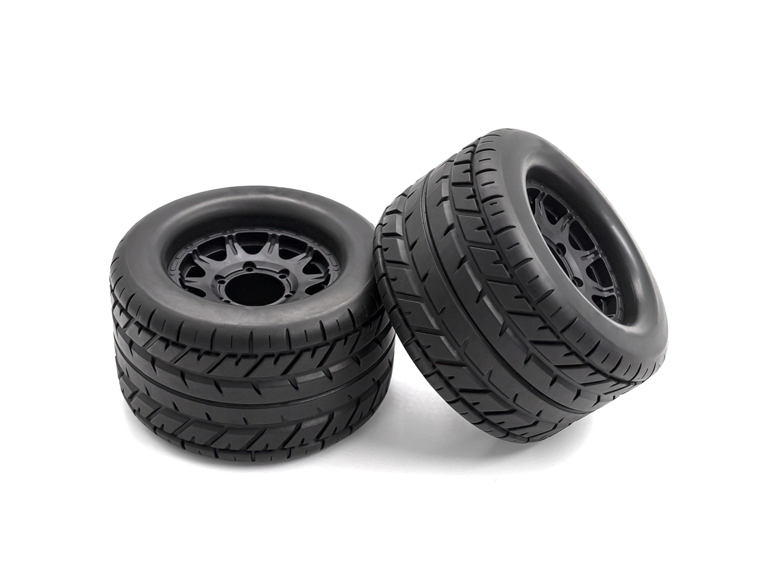 Neumáticos Con Llantas Para Coches Rc (4 Unidades) Para Repuesto En Coches Rc A Escala 1/10 Losi Hsp Traxxas