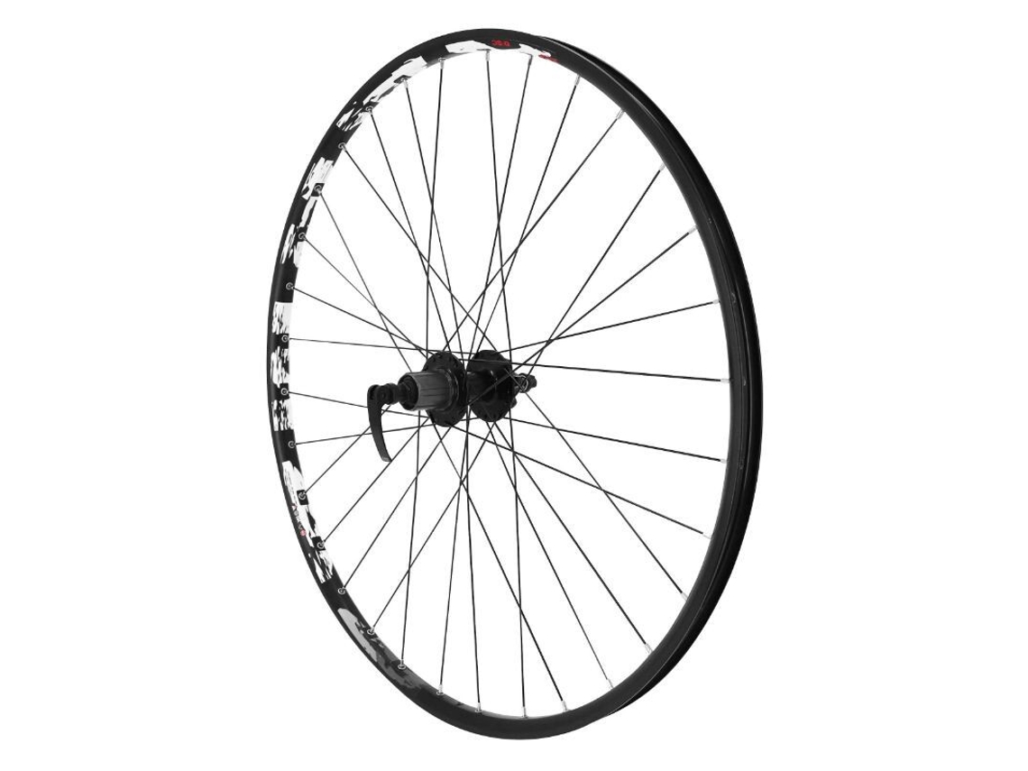 Rueda trasera doble pared con ojal buje cassette 6 agujeros llanta 32 radios VELOX Karma Disc Type Shimano 11- 32 21C