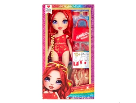RAINBOW HIGH Muñeca Diversion Bajo El Sol Ruby Red
