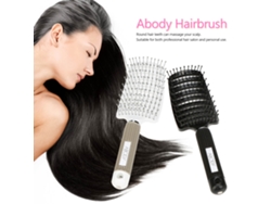 Peine Desenredante De Nylon Abody Para Mujer, Peine De Paddle Con Masaje Capilar, Ideal Para Pelo Húmedo Y Salones De Belleza, Blanco