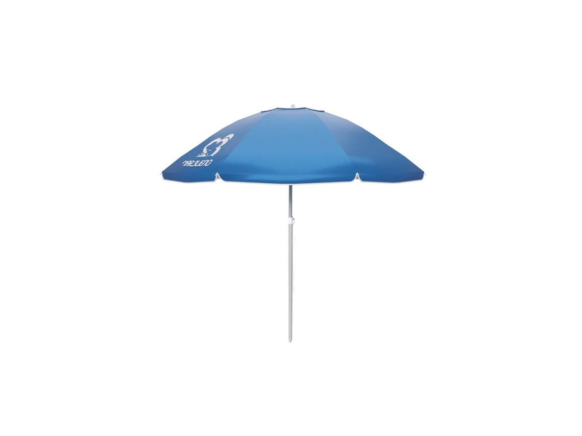Sombrilla Marbueno Azul Claro 220cm para Jardín y Playa - Marbueno Verano