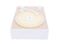 Tocadiscos vintage con difusor de aroma, inalámbrico Bluetooth, portátil, blanco, Yunzii
