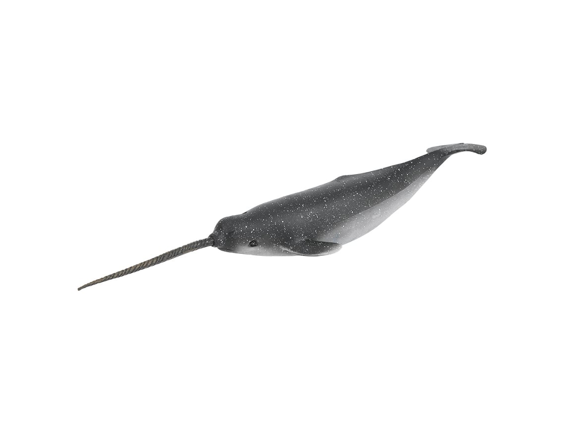 Ats-figura De Narval De Plástico Sólido Modelo De Animal Marino Juguete Educativo Para Niños