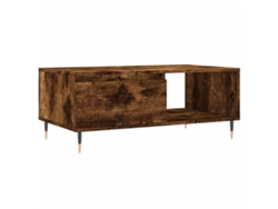 Maison Exclusive - Mesa De Centro Madera Contrachapada Roble Ahumado 90x50x36,5 Cm