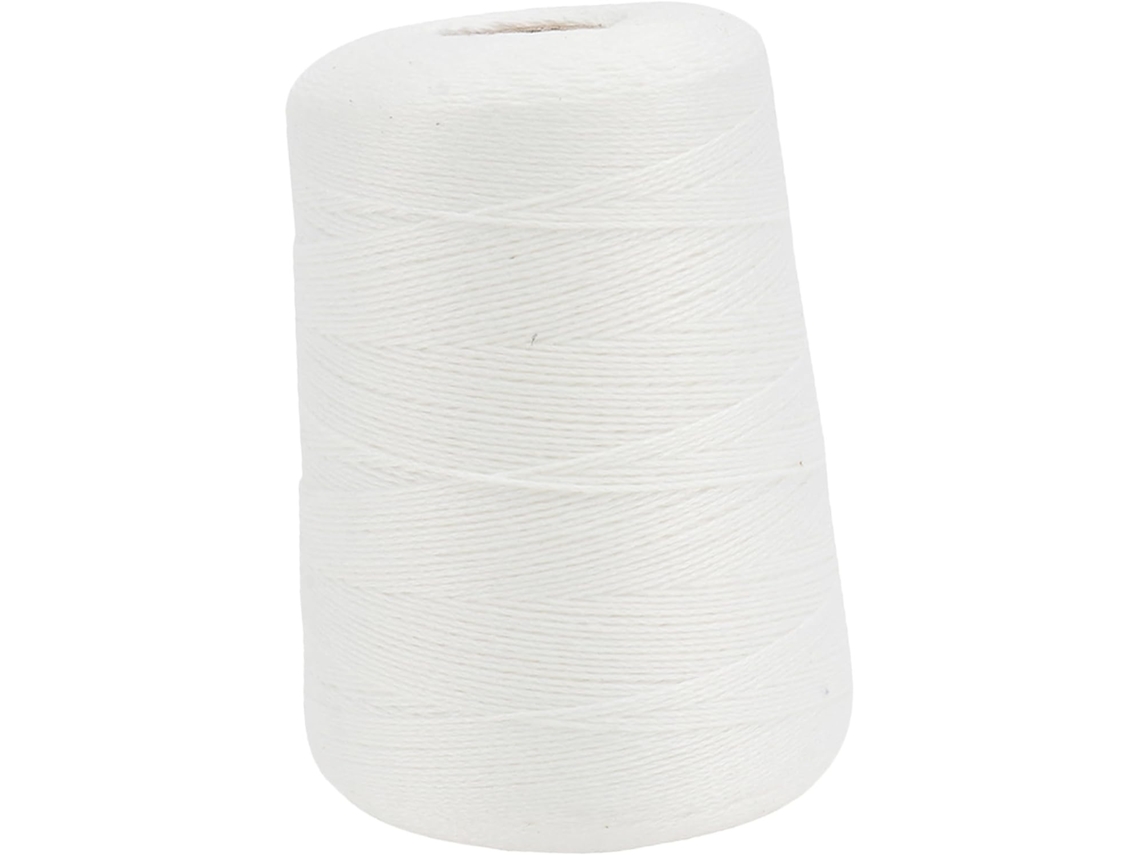 Cordón De Algodón Blanco De 1 Mm Para Envolver Salchichas, Cocina Casera, Carnicería.