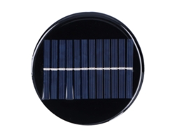 Panel Solar Redondo De 0,8 W, 6 V, 10 Cm, Para Carga Solar Diy, Luces Solares Y Proyectos De Bricolaje.